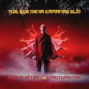 Album cover art for "Tur, kur Dieva kamanas slīd" by Prāta Vētra & Tautumeitas