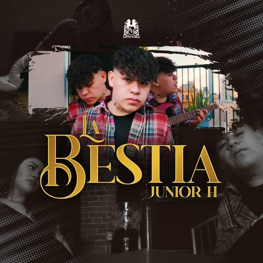 Album cover art for "La Bestia" by Junior H