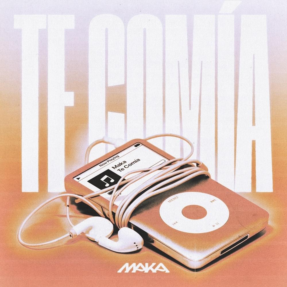 Album cover art for "Te Comía" by Maka