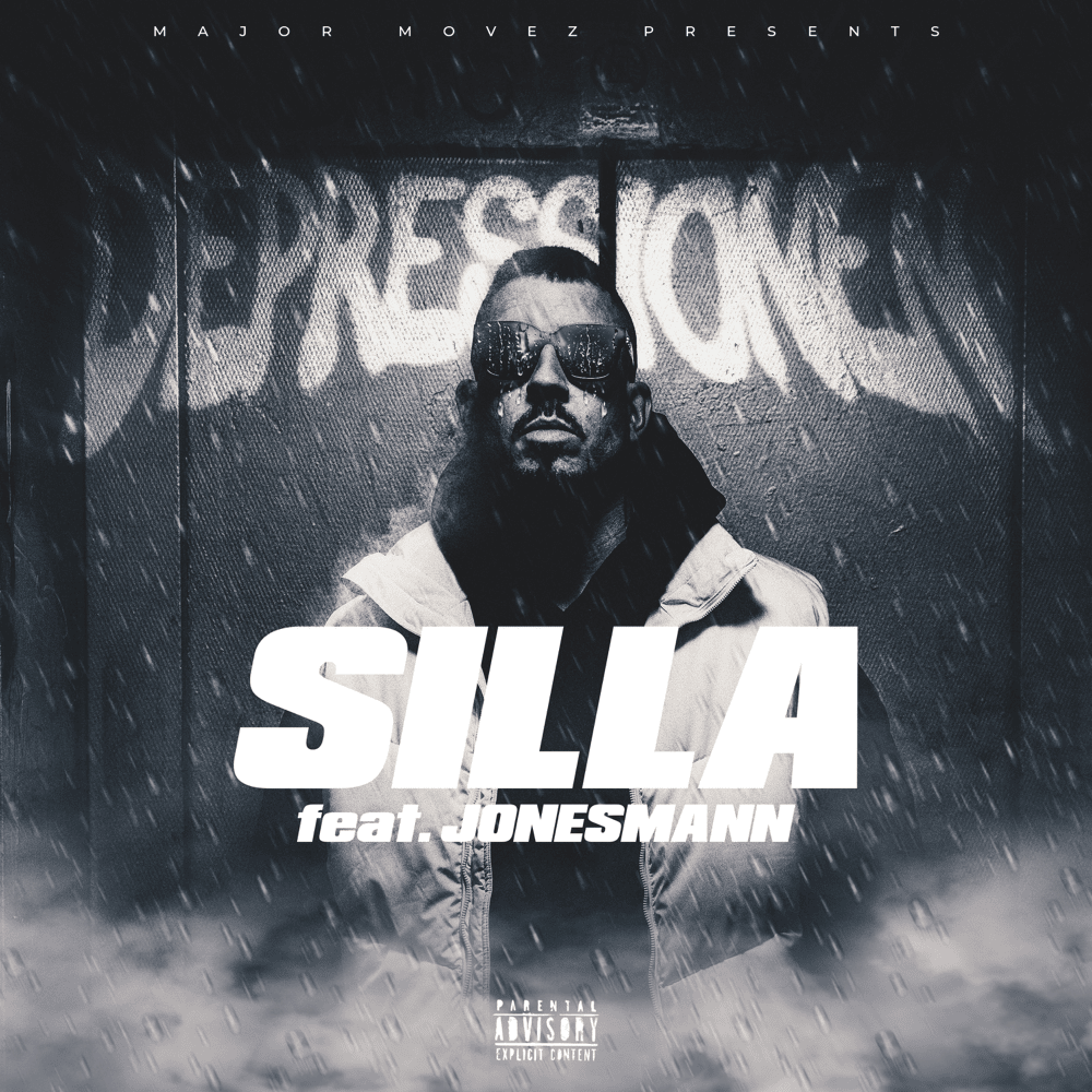 Album cover art for "DEPRESSIONEN" by Silla