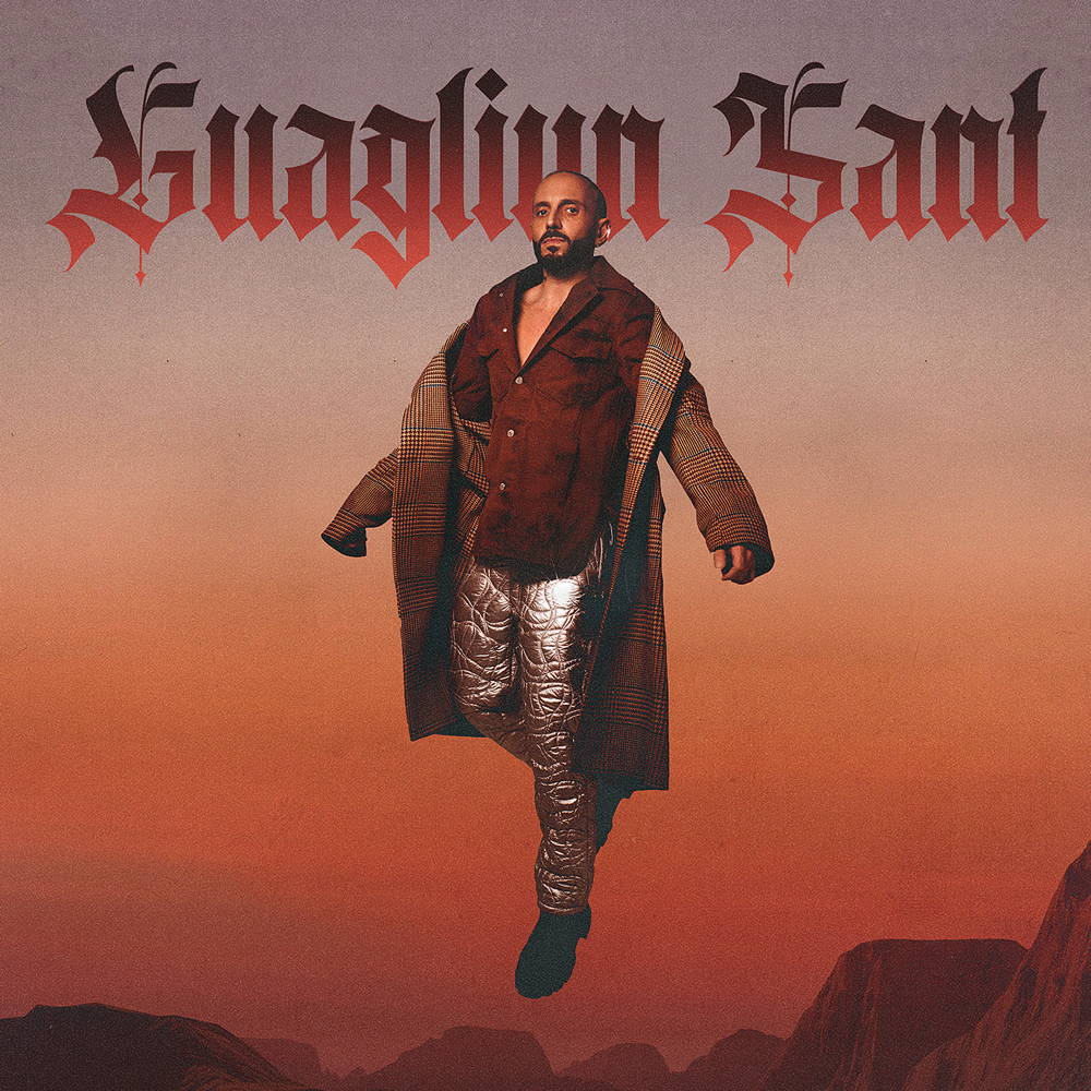 Album cover art for "Guagliun sant" by Ntò