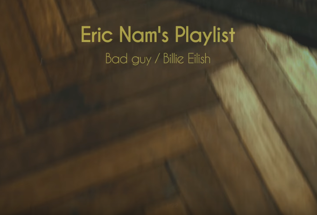 Album cover art for "bad guy" by Eric Nam