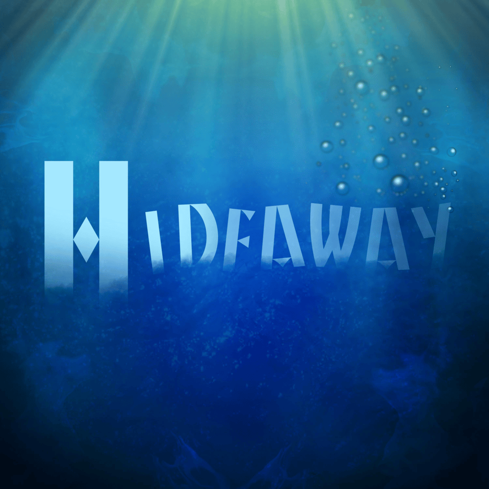 Album cover art for "Hideaway" by Rockit Music