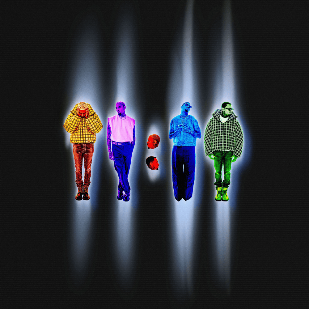 Album cover art for "Stutter" by Chris Brown