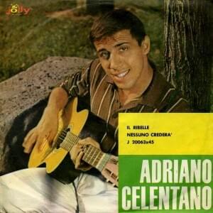 Album cover art for "Il Ribelle" by Adriano Celentano