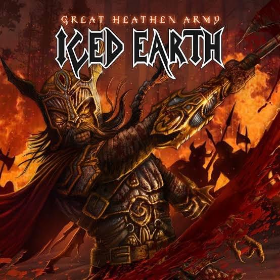Album cover art for "Great Heathen Army" by Iced Earth