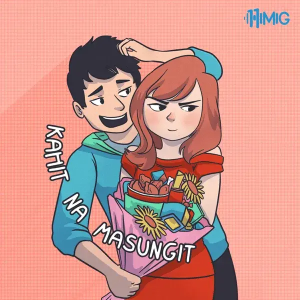 Album cover art for "Kahit Na Masungit" by Jeremy G & Kyle Echarri
