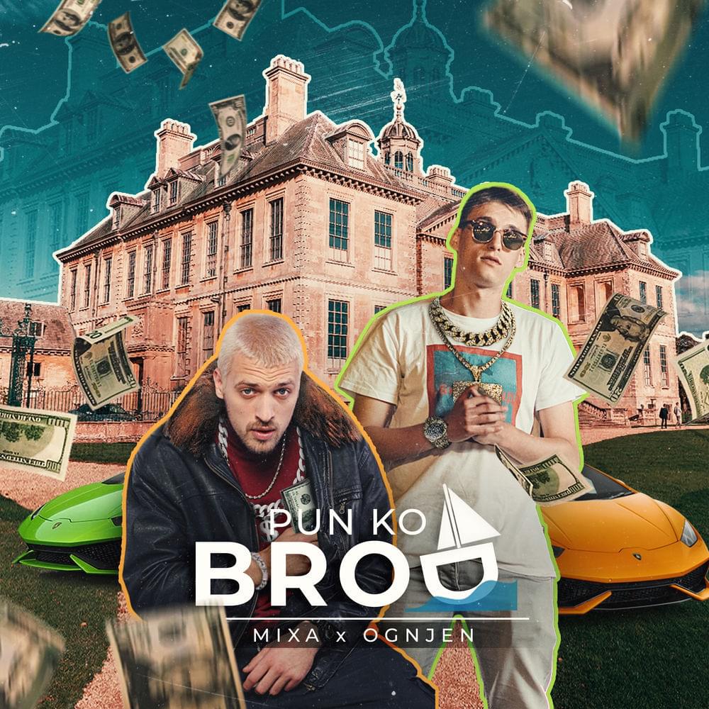 Album cover art for "Pun Ko Brod" by Mixa & Ognjen