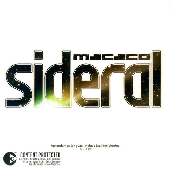 Album cover art for "Sideral" by Macaco