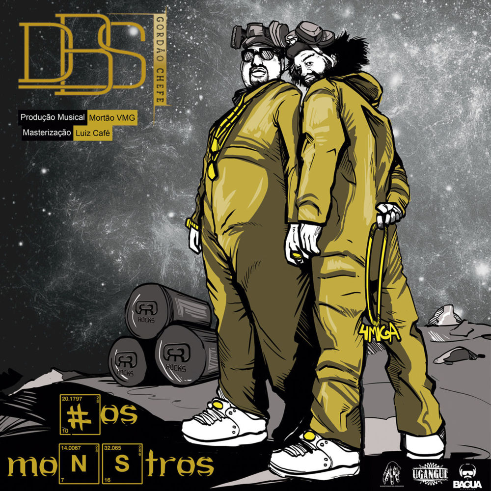 Album cover art for "#Os Monstros" by DBS Gordão Chefe