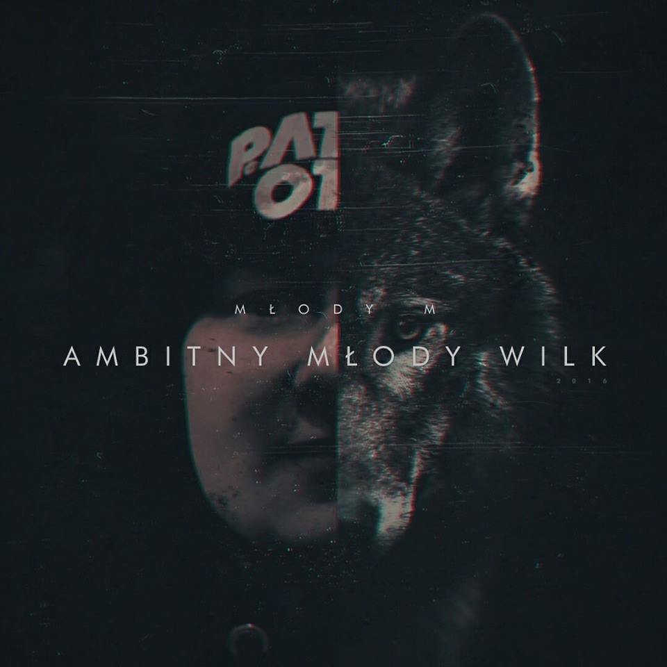 Album cover art for "Ambitny Młody Wilk" by Młody M