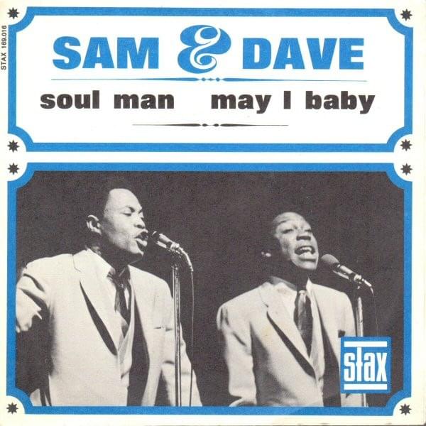 Album cover art for "Soul Man" by Sam & Dave