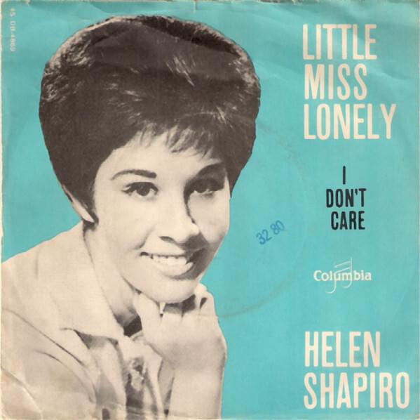 Album cover art for "Little Miss Lonely" by Helen Shapiro