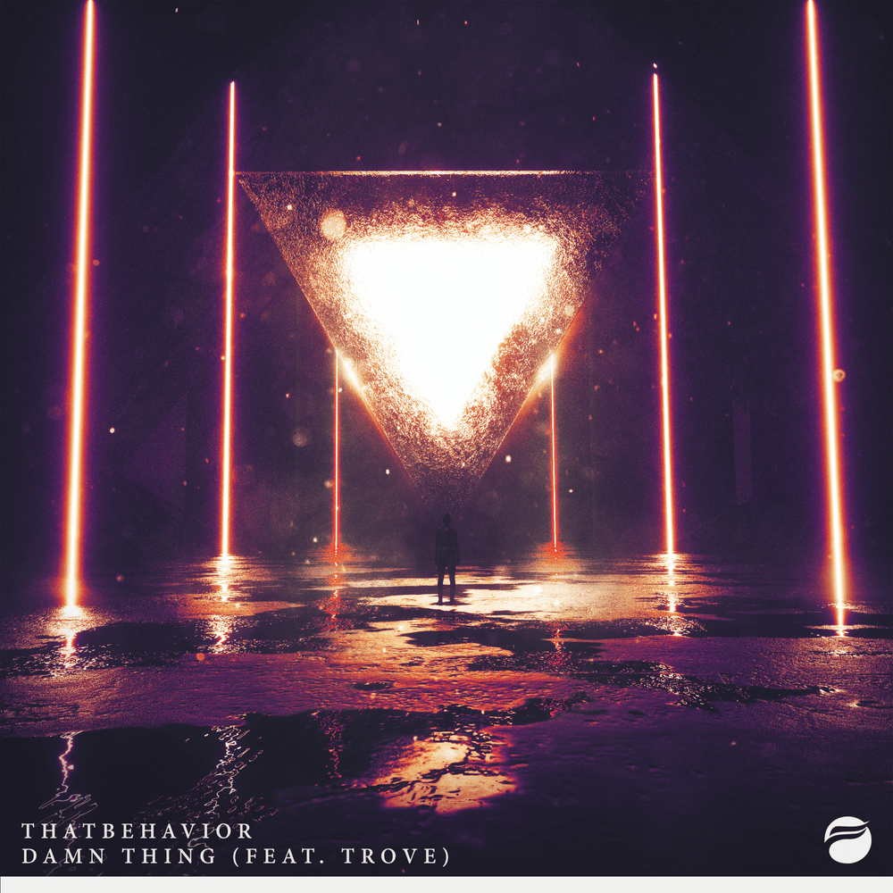 Album cover art for "Damn Thing" by ThatBehavior & TRØVES