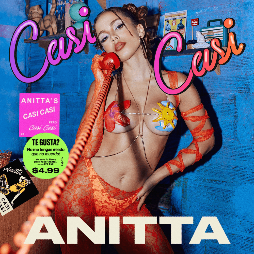 Album cover art for "Casi Casi" by Anitta