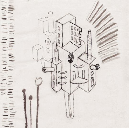 Album cover art for "Estrangeiro" by Baleia
