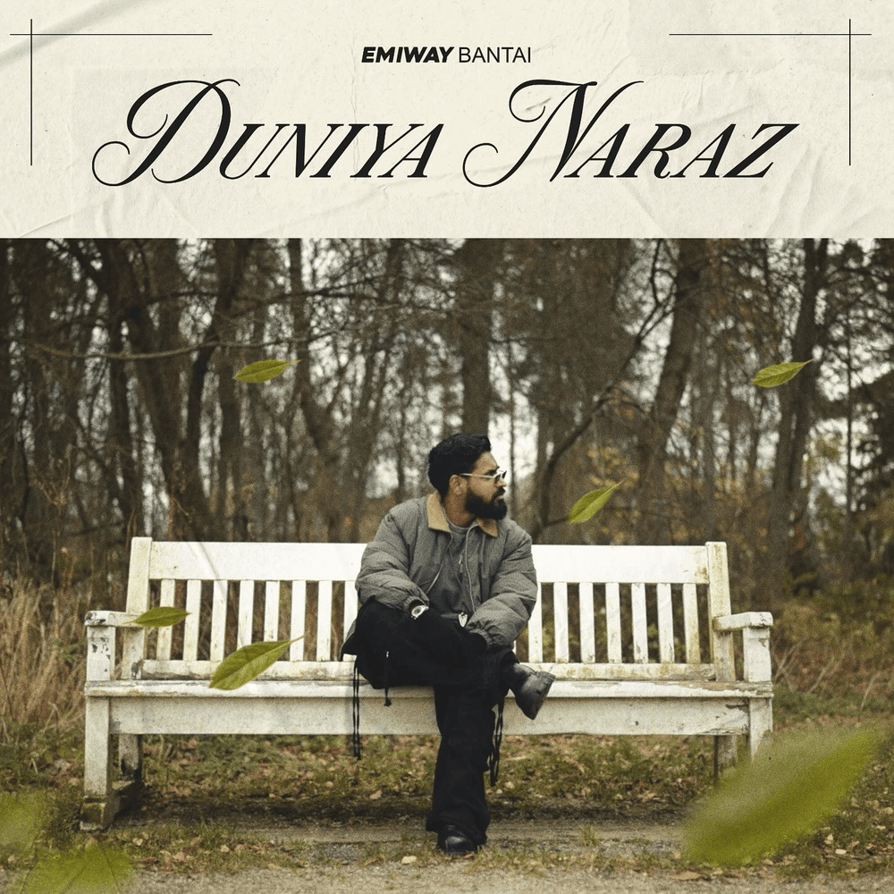 Album cover art for "Duniya Naraz" by Emiway Bantai