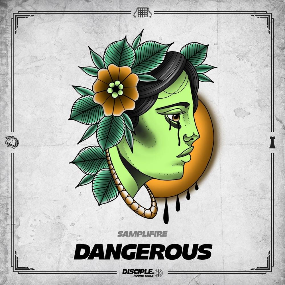 Album cover art for "Dangerous" by Samplifire