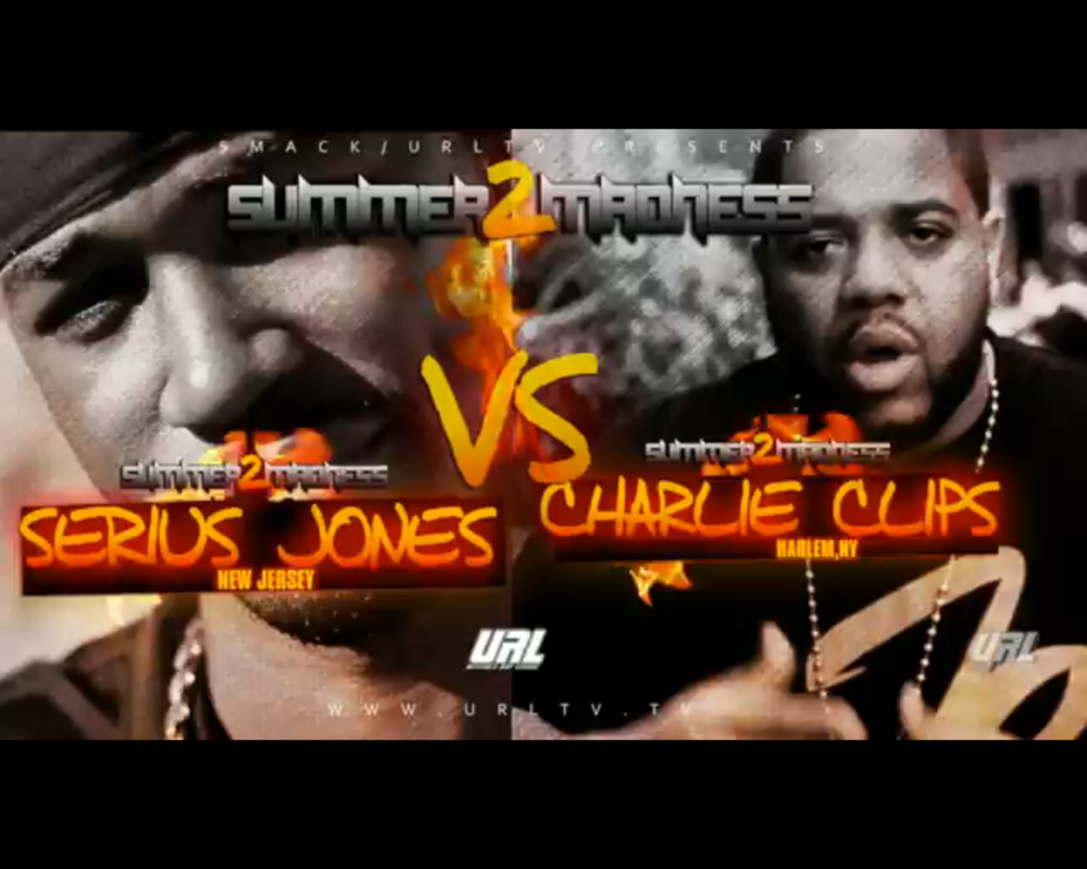 Album cover art for "Serius Jones vs. Charlie Clips" by URLtv & Charlie Clips & Serius Jones