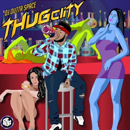 Album cover art for "Thug City" by DJ Outta Space & Young Sizzle & Nephew Texas Boy & Ethan Sacii & Spiiker