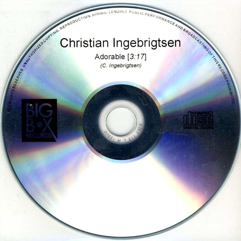 Album cover art for "Adorable" by Christian Ingebrigtsen