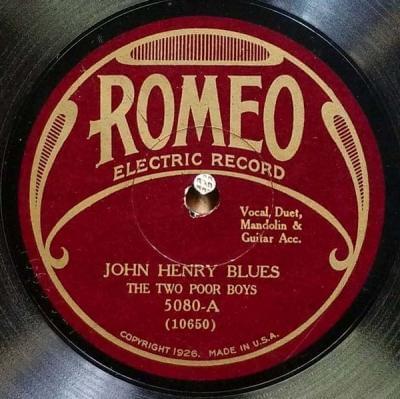 Album cover art for "John Henry Blues (Take 3)" by Two Poor Boys