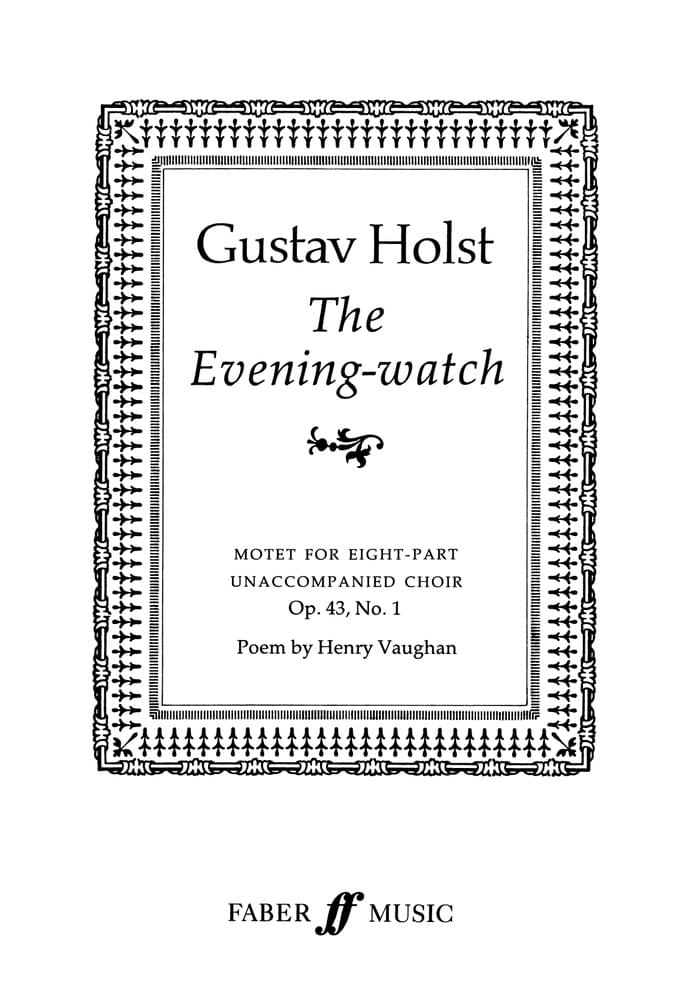 Album cover art for "The Evening-Watch" by Gustav Holst