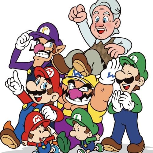 Album cover art for "A Tribute to Charles Martinet (Super Mario 64 Staff Roll WITH LYRICS)" by Juno Songs