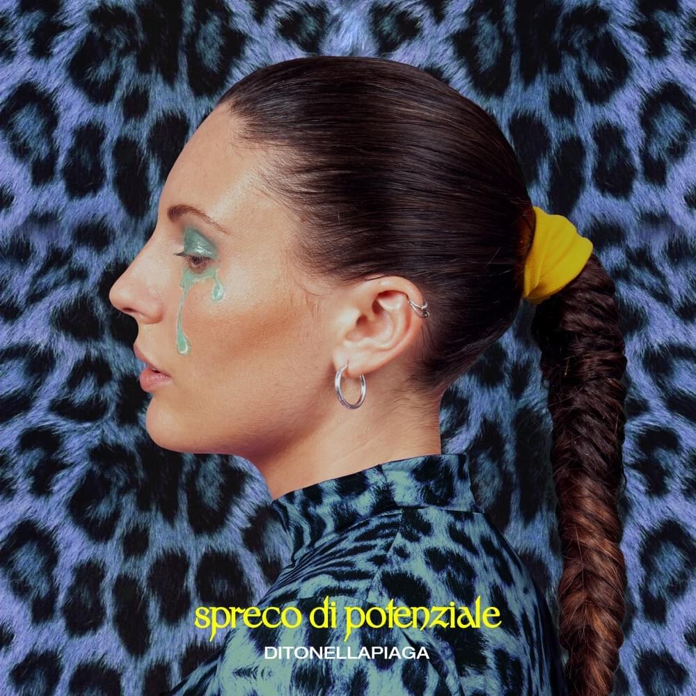 Album cover art for "Spreco di potenziale" by Ditonellapiaga