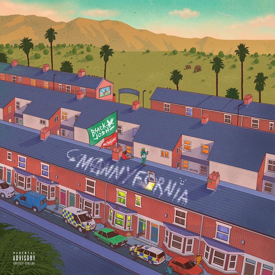 Album cover art for "Middle Finger" by Black Josh
