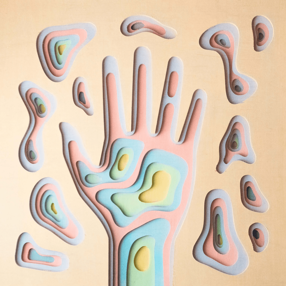 Album cover art for "I Can’t Help But Feel" by Surfaces