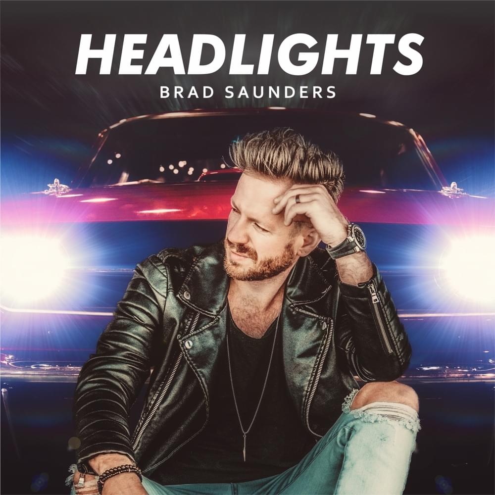 Album cover art for "Headlights" by Brad Saunders