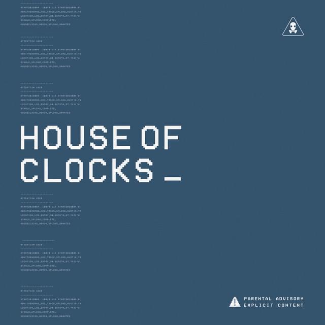 Album cover art for "House of Clocks" by Abhi the Nomad & Harrison Sands