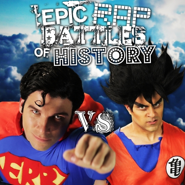 Album cover art for "Goku vs Superman" by Epic Rap Battles of History & EpicLLOYD & Ray William Johnson