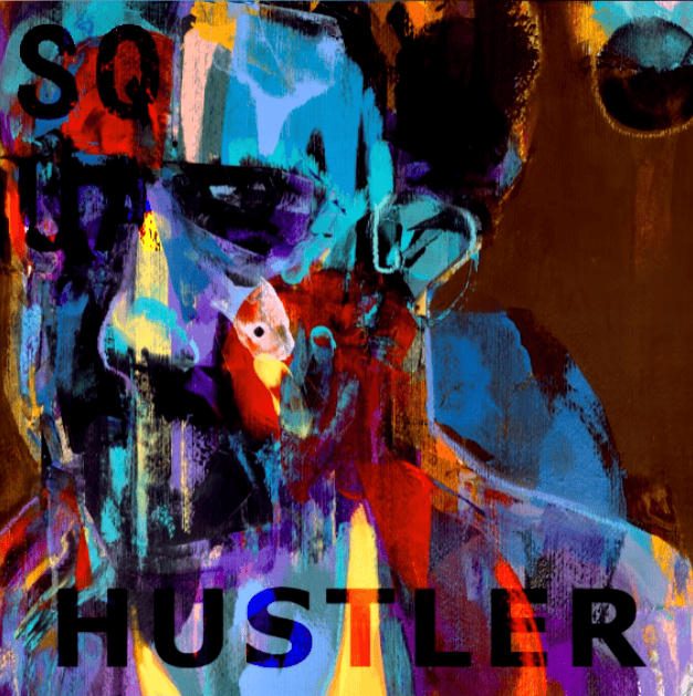 Album cover art for "HUSTLER" by SQUA (POL)