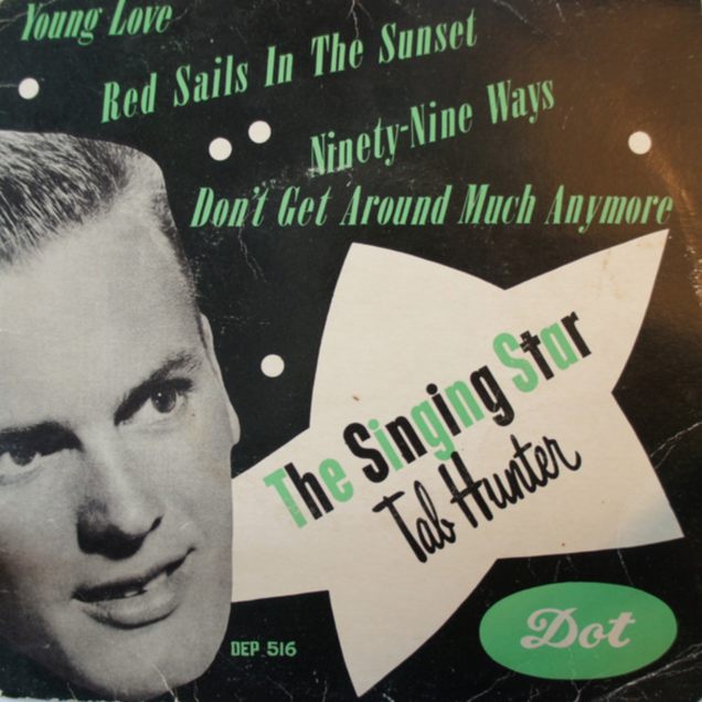 Album cover art for "Don’t Get Around Much Anymore" by Tab Hunter