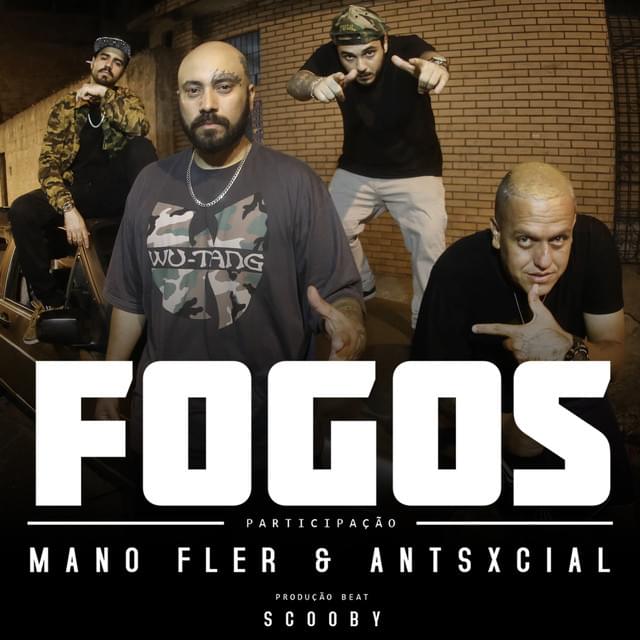 Album cover art for "Fogos" by Atentado Napalm & AntSocial & Mano Fler