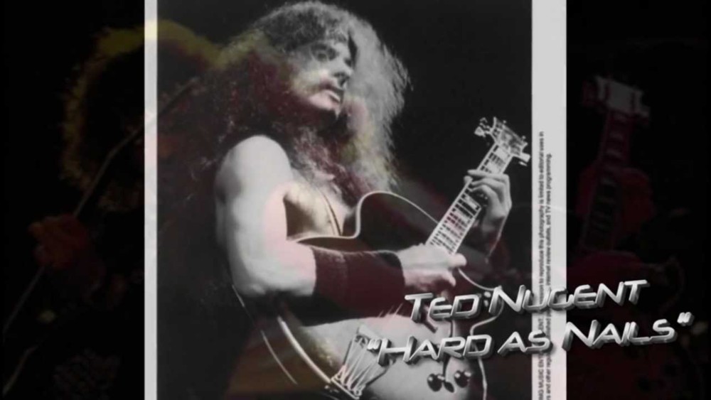 Album cover art for "Hard as Nails" by Ted Nugent
