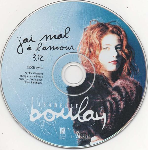 Album cover art for "Jai mal � lamour" by Isabelle Boulay