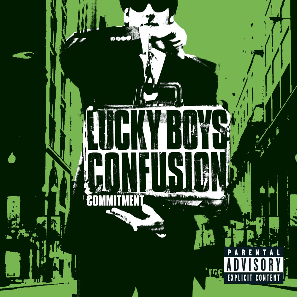Album cover art for "Hey Driver" by Lucky Boys Confusion