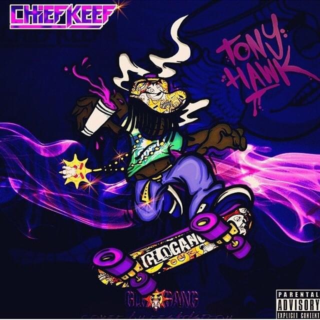 Album cover art for "Tony Hawk" by Chief Keef
