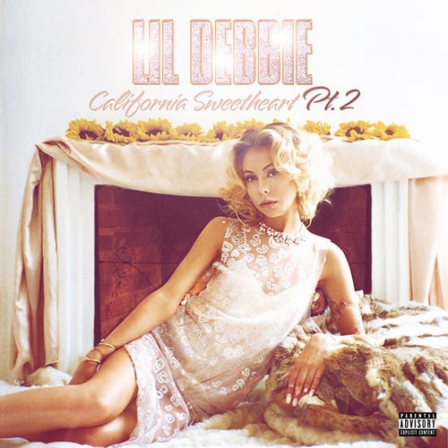Album cover art for "Work the Middle" by Lil Debbie