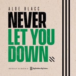Album cover art for "Never Let You Down" by Aloe Blacc
