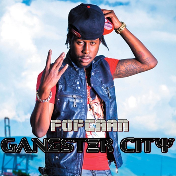 Album cover art for "Gangster City" by Popcaan
