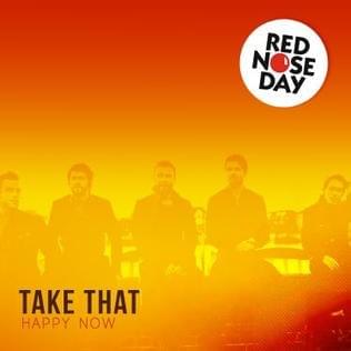 Album cover art for "Happy Now" by Take That