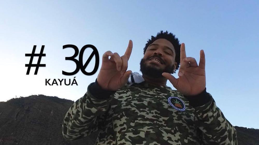 Album cover art for "Cabelo Black" by Kayuá