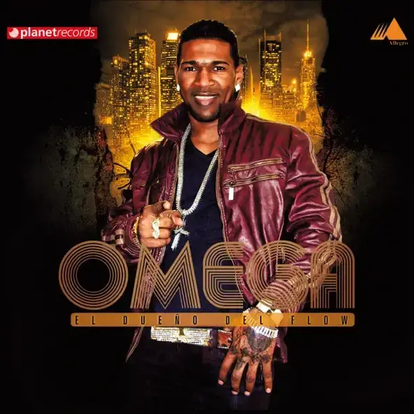Album cover art for "Merengue Electrónico" by Omega El Fuerte