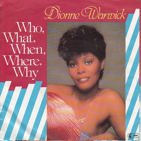 Album cover art for "Who, What, When, Where, Why" by Dionne Warwick