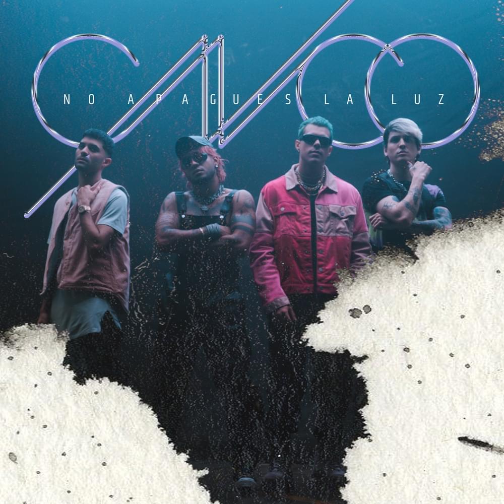 Album cover art for "No Apagues la Luz" by CNCO