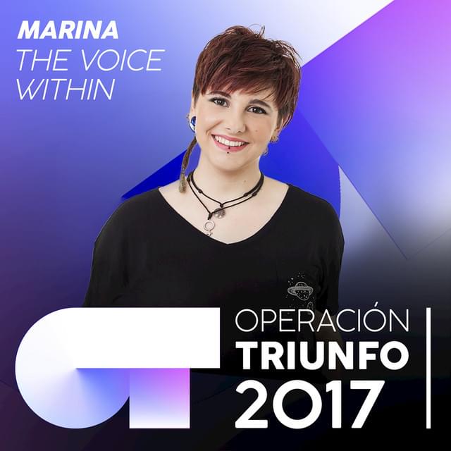 Album cover art for "The Voice Within" by Operación Triunfo 2017 & Marina Jade